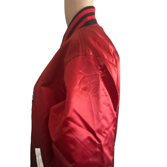 Dennis The Menace Satin Bomber Jacket Mens Med Headgear Classics Satin Retro - Picture 10 of 13
